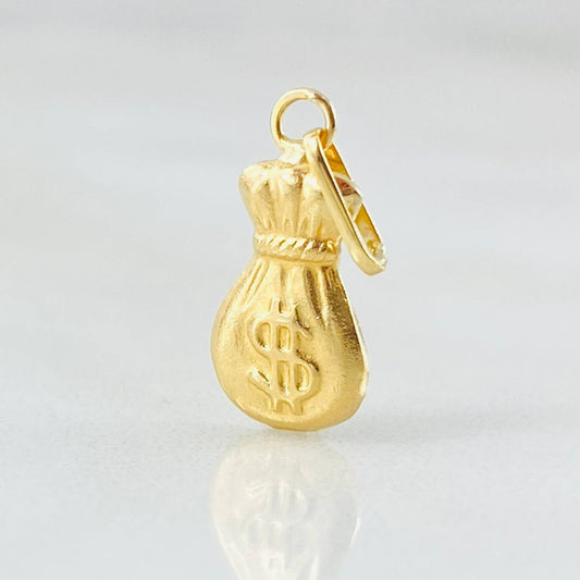Dije Bolsa Dinero 0.35gr / 1.8cm / Oro Amarillo 18K ©