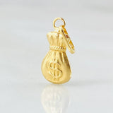 Dije Bolsa Dinero 0.35gr / 1.8cm / Oro Amarillo 18K ©