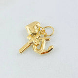 Dije Tres Gracias 0.8gr / 1.9cm / Oro Amarillo 18K *