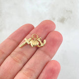 Dije Tres Gracias 0.8gr / 1.9cm / Oro Amarillo 18K *