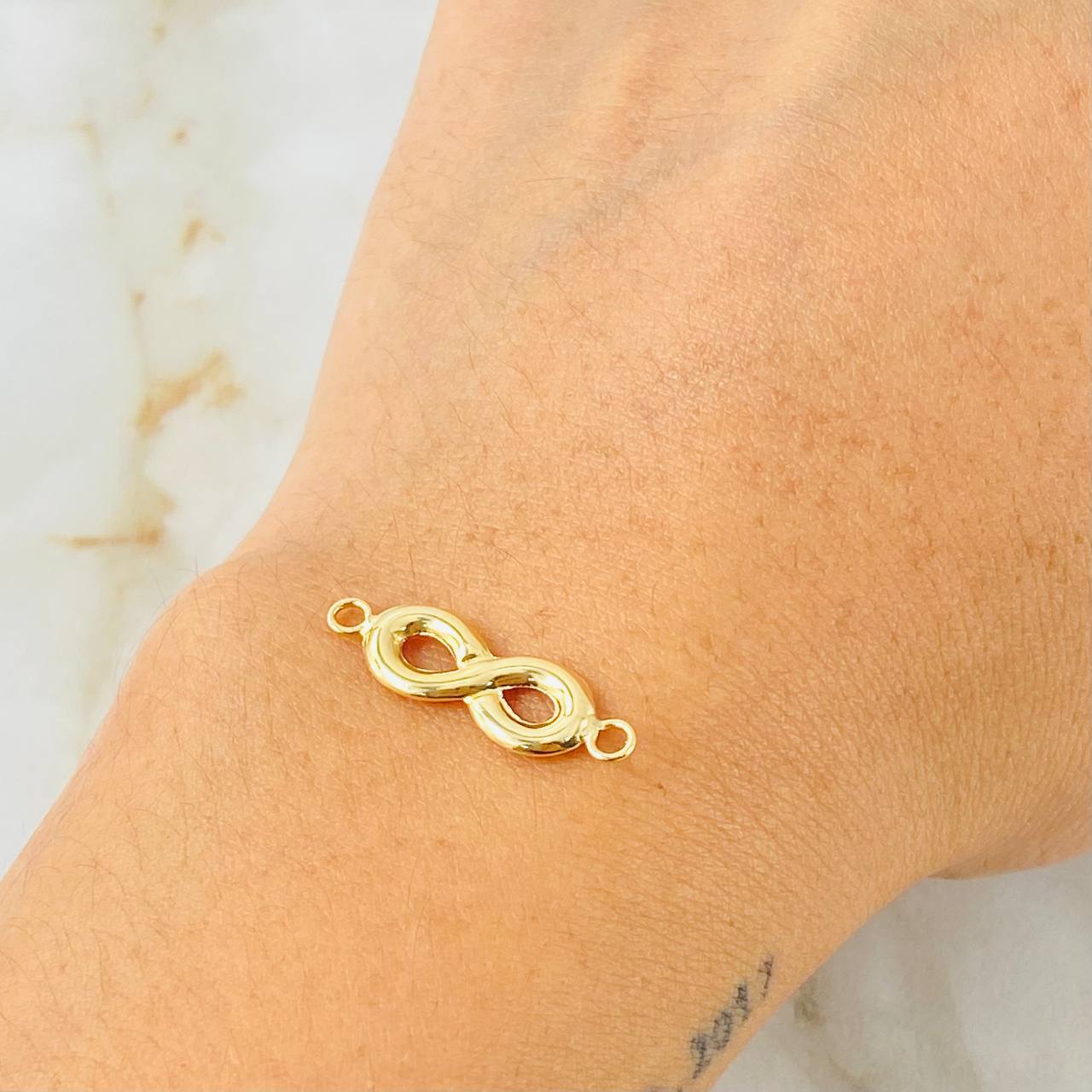 Herraje Infinito 0.7 g / 2.3 cm Oro Amarillo 18K