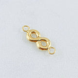 Herraje Infinito 0.45gr / 2cm / Oro Amarillo 18K