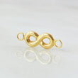 Herraje Infinito 0.7gr / 2.3cm / Oro Amarillo 18K *