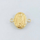 Herraje Virgen Guadalupe 0.85gr / 1.8cm / Oro 18K