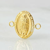 Herraje Virgen Guadalupe 0.85gr / 1.8cm / Oro 18K
