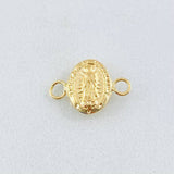 Herraje Virgen Guadalupe 0.25gr / 1.1cm / Oro Amarillo 18K