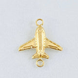 Herraje Avion 0.5gr / 1.6cm / Oro Amarillo 18K