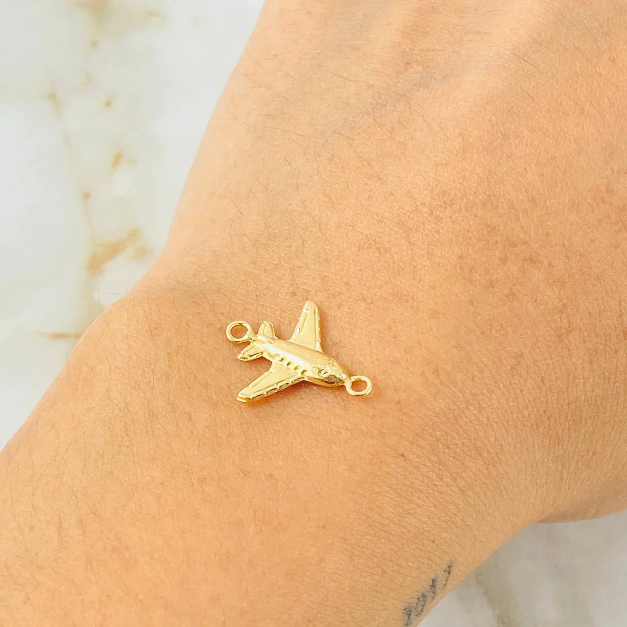 Herraje Avión 0.55 g / 1.7 cm Oro Amarillo 18K