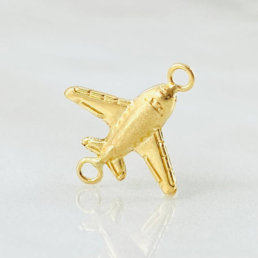 Herraje Avion 0.45gr / 1.7cm / Oro Amarillo 18K ©