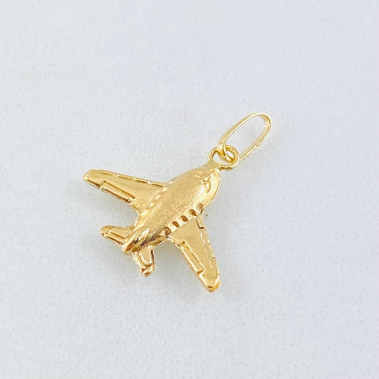 Dije Avión 0.5gr / 1.9cm / Oro Amarillo 18K