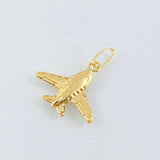 Dije Avion 0.45gr / 1.8cm / Oro Amarillo 18K %
