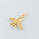 Dije Avión 0.5gr / 1.9cm / Oro Amarillo 18K