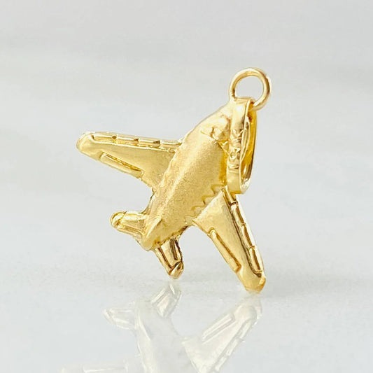 Dije Avion 0.45gr / 1.8cm / Oro Amarillo 18K %