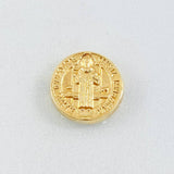 Herraje San Benito 0.7gr / 1.2cm / Oro Amarillo 18K