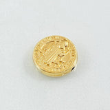Herraje San Benito 0.7gr / 1.2cm / Oro Amarillo 18K