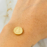 Herraje San Benito 0.7gr / 1.2cm / Oro Amarillo 18K