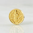 Herraje San Benito 0.7gr / 1.2cm / Oro Amarillo 18K