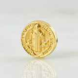 Herraje San Benito 0.7gr / 1.2cm / Oro Amarillo 18K