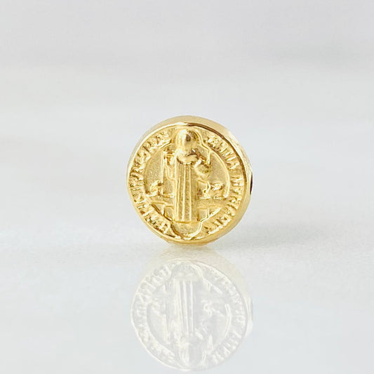 Herraje San Benito 0.4gr / 0.8cm / Tambor Oro Amarillo 18K ©