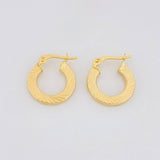 Candongas Valu 1.35g / 1.5cm Oro Amarillo 18K