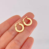 Candongas Valu 1.3g / 1.5cm Oro Amarillo 18K