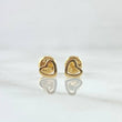 Topos Corazon 0.45gr / 6mm Silueta Liso Oro Amarillo 18K
