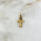 Dije Cristo 0.8gr / 2.3cm / Diamantado Oro Amarillo