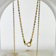 Cadena Plana 1.85gr / 60cm / 1.3mm Oro Amarillo +3
