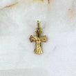 Dije Cristo 1.15gr / 2.7cm / Diamantado Oro Amarillo