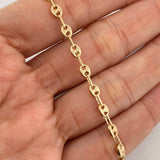 Pulso GC 2.5gr / 17cm / 4mm Oro Amarillo 18K &