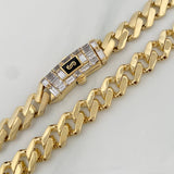 Cadena Cubana Infinito 37.15 g / 61 cm / 8 mm Oro Amarillo 18K