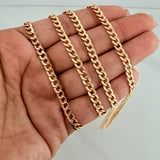 Cadena Cubana 4.5 g / 61 cm / 2.6 mm Oro Amarillo 18K