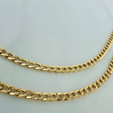 Cadena Cubana 7.8 g / 61 cm / 4.05 mm Oro Amarillo 18K
