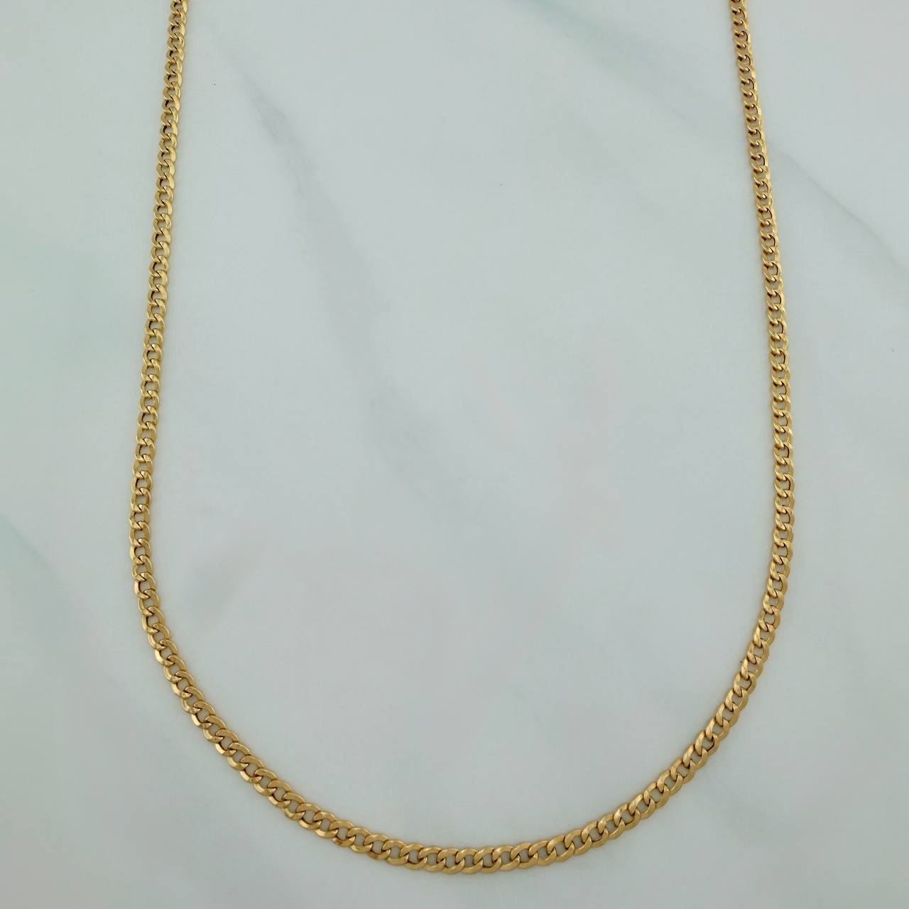 Cadena Cubana 3.55 g / 71.7 cm / 2.55 mm Oro Amarillo 18K
