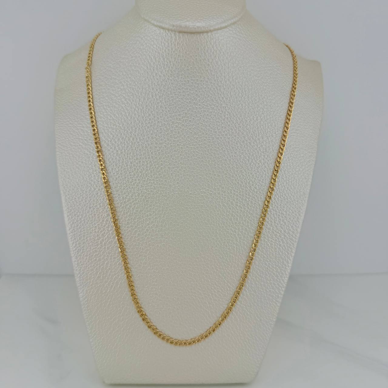 Cadena Cubana 3.55 g / 71.7 cm / 2.55 mm Oro Amarillo 18K