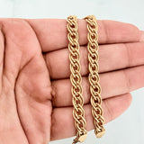 Pulso Doble Garibaldi 4.9 g / 17.7 cm / 5.4 mm Oro Amarillo 18K