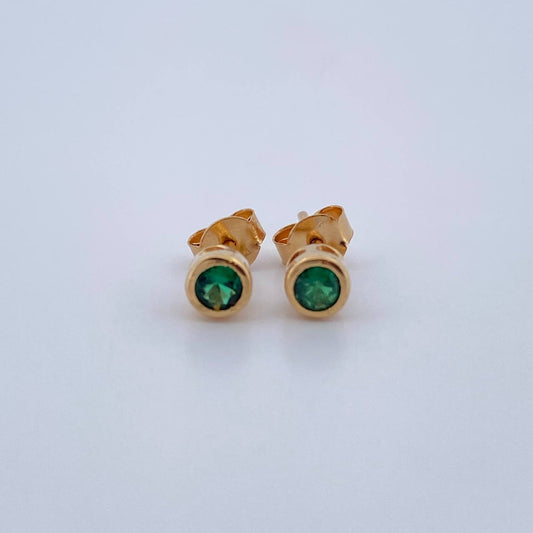 Topos Bisel 0.85gr / 3.9mm / Oro Amarillo 18K &
