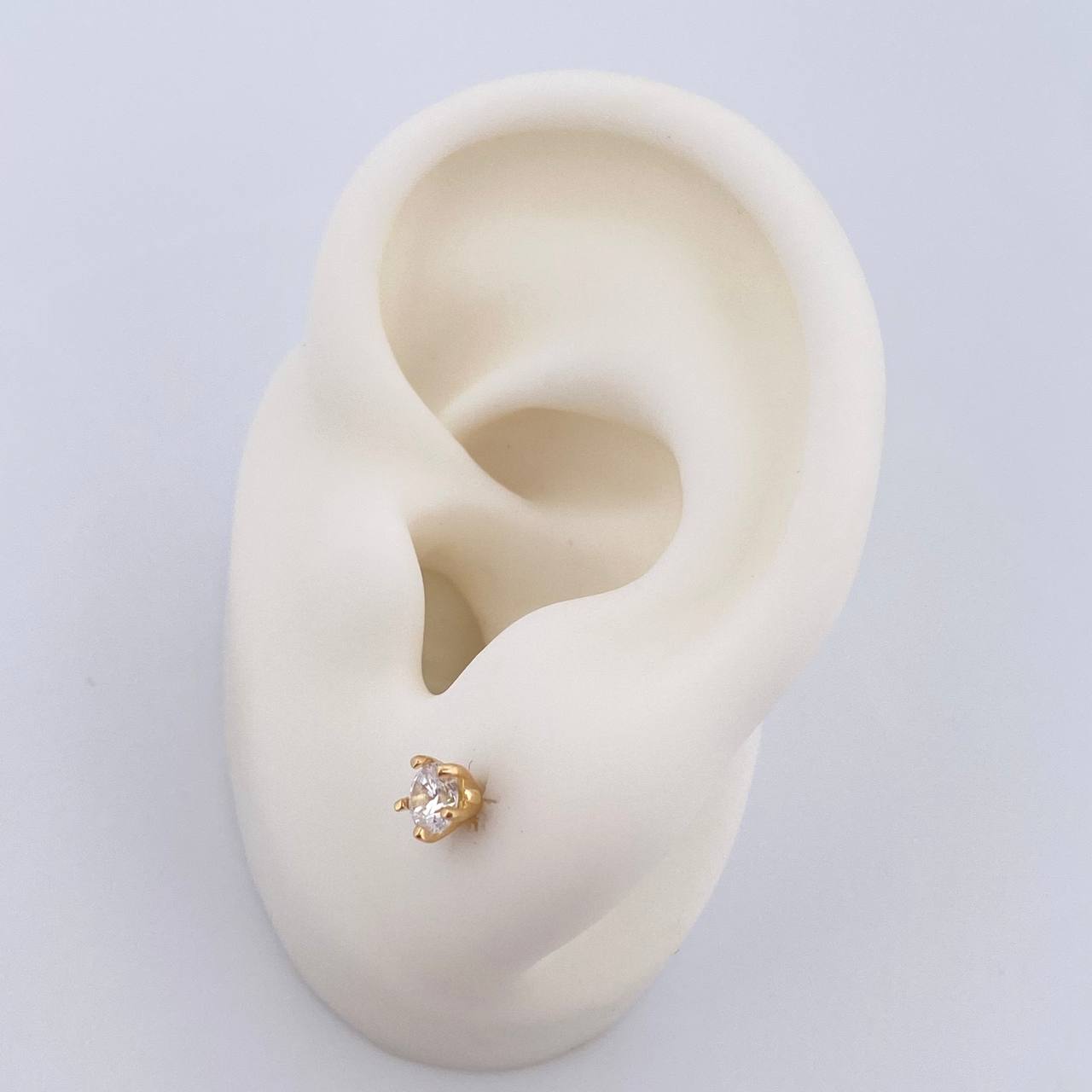 Topos Bisel 0.9gr / 4.65mm / Oro Amarillo 18K &