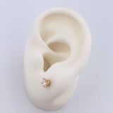 Topos Bisel 0.9gr / 4.65mm / Oro Amarillo 18K &