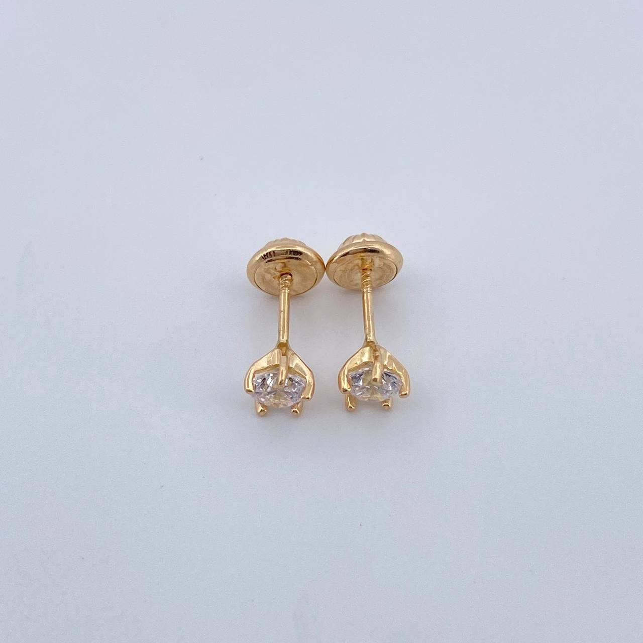 Topos Bisel 0.9gr / 4.65mm / Oro Amarillo 18K &