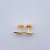 Topos Alas Angel 0.6gr / 9.35mm / Oro Amarillo 18K &