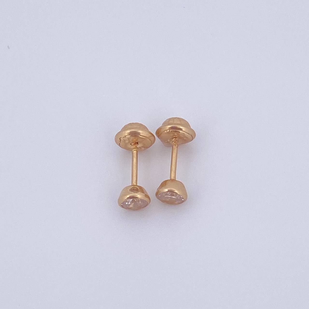 Topos Bisel 0.65gr / 4.02mm / Oro Amarillo 18K &