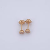 Topos Bisel 0.65gr / 4.02mm / Oro Amarillo 18K &