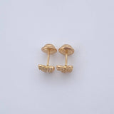 Topos Mariposa 0.85gr / 5.7mm / Oro Amarillo 18K &