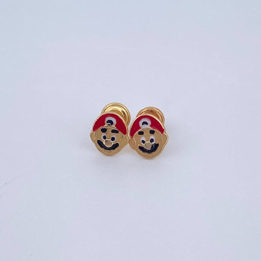 Topos Mario 0.8gr / 7.03mm / Oro Amarillo 18K &