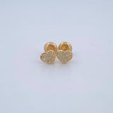 Topos Pliegue Corazon 0.85gr / 6.15mm / Oro Amarillo 18K &