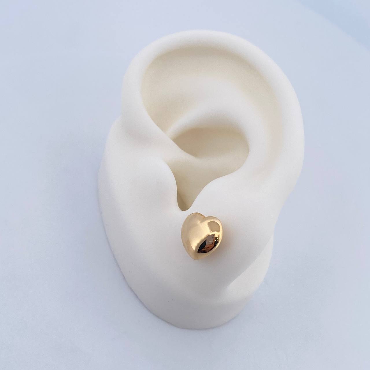 Topos Corazon 0.9gr / 9mm / Oro Amarillo 18K &