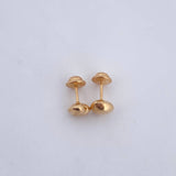 Topos Corazon 0.65gr / 6.68mm / Oro Amarillo 18K &