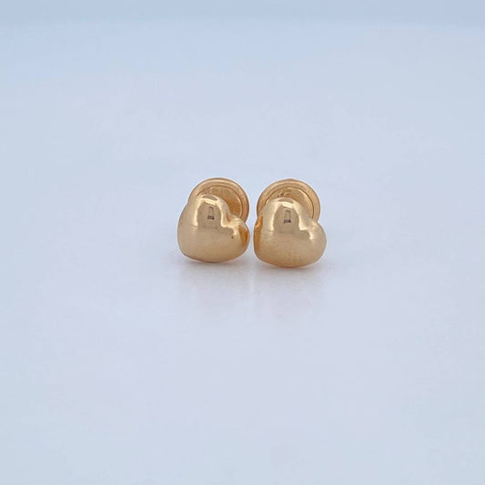 Topos Corazon 0.65gr / 6.68mm / Oro Amarillo 18K &