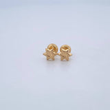Topos Estrella David 0.7gr / 6.13mm / Oro Amarillo 18K &